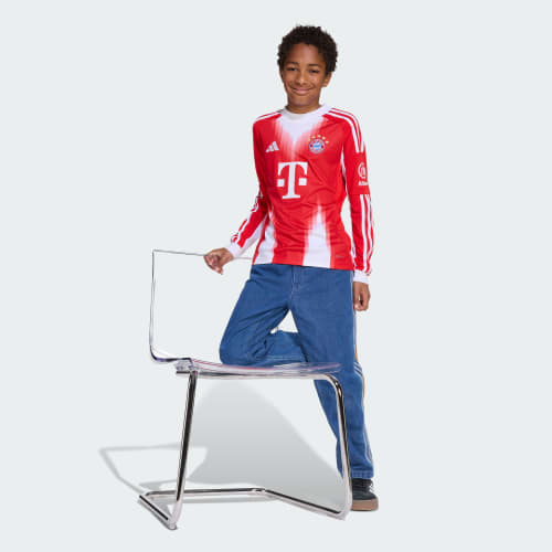 Rotes FC Bayern 25/26 Heimtrikot Langarm