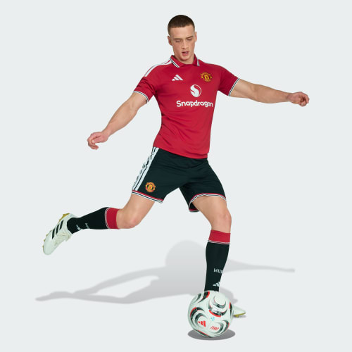 Schwarze Manchester United 26/27 Heimshorts