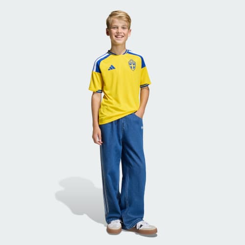 Gelbes Schweden 26 Heimtrikot für Kinder