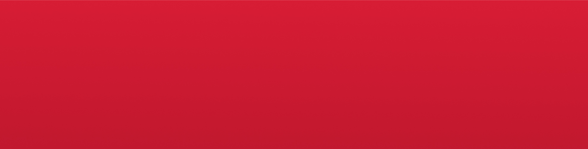 Ein einfarbiger, leuchtend roter Hintergrund füllt das gesamte Bild.