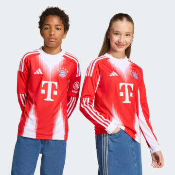 Adidas FC Bayern Kinder Heimtrikot Langarm 26/27
